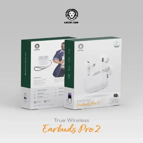 ایربادز پرو 2 گرین Green lion Earbuds Pro2  ANC