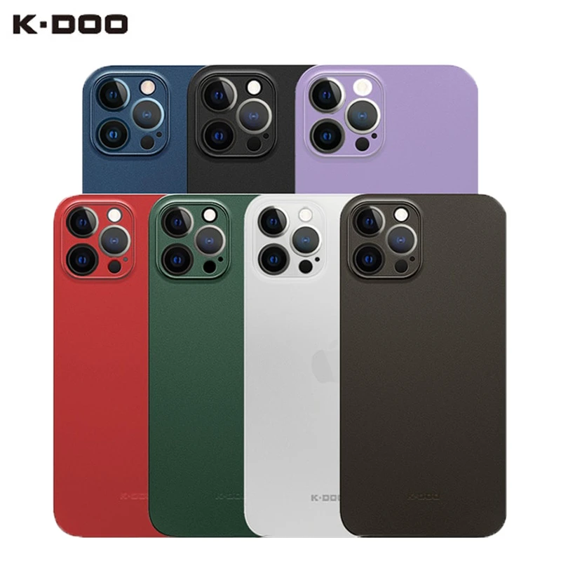 کاور کی- دوو مدل ایر Air skin  مناسب برای گوشی موبایل اپل iPhone 13pro  رنگ خاکستری