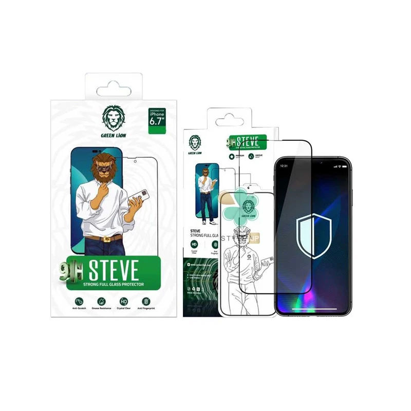 محافظ صفحه نمایش گرین مدل steve9h مناسب برای گوشی موبایل اپل iphone 14promax