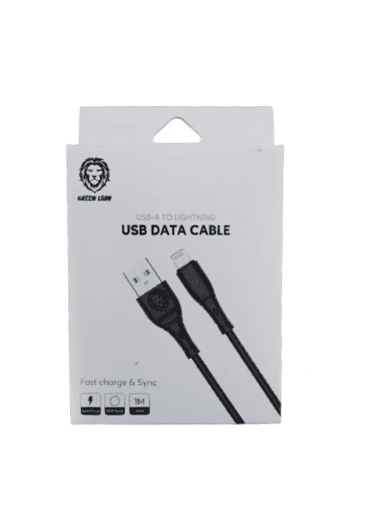 Green Lion Charging Cable, Pvc Usb-a To Lightning Cable