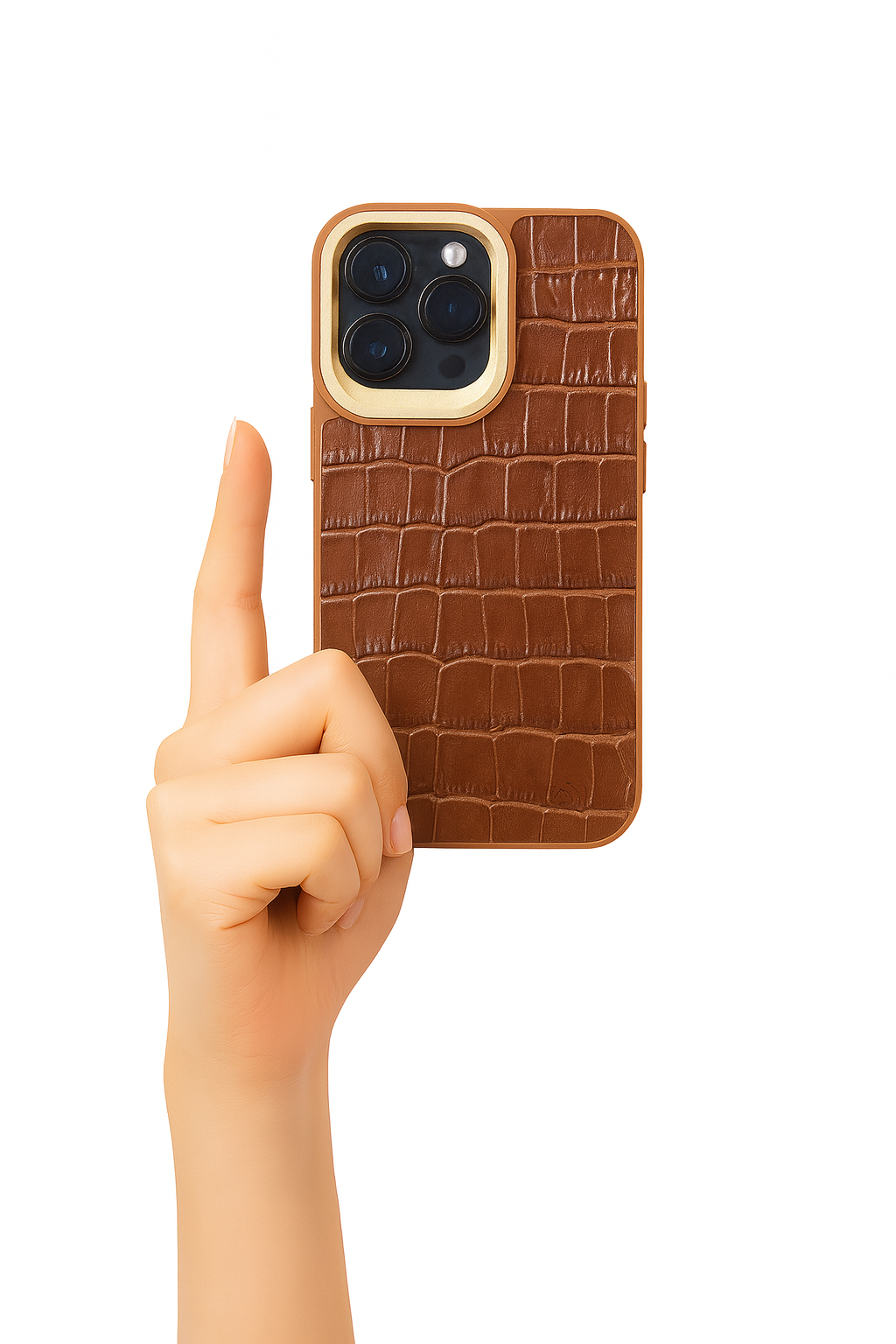 کاور کاجسا مدل Croco Pattern Leather مناسب برای گوشی موبایل اپل iphone14 pro max