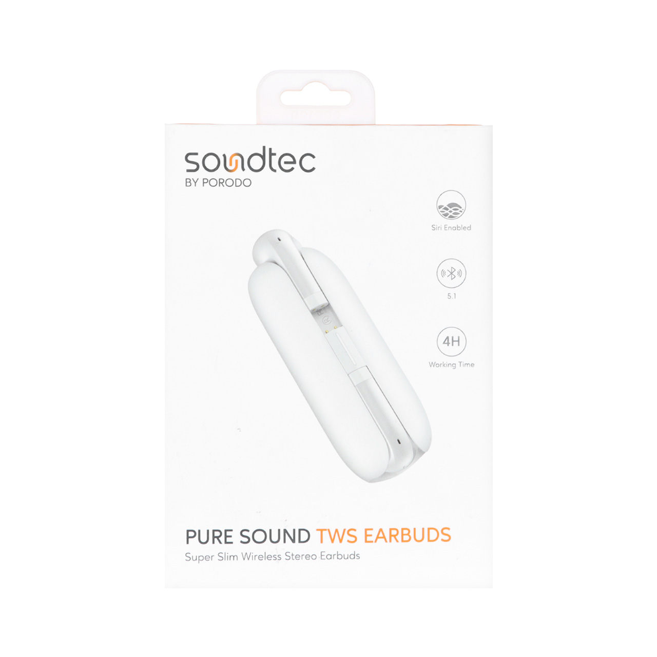 ایرفون بی سیم Porodo Soundtec مدل PD-STWLEP002-WH - سفید