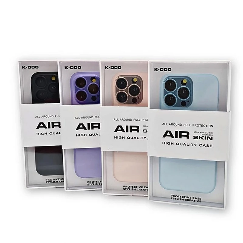کاور کی- دوو مدل ایر Air skin  مناسب برای گوشی موبایل اپل iPhone 13pro  رنگ ابی