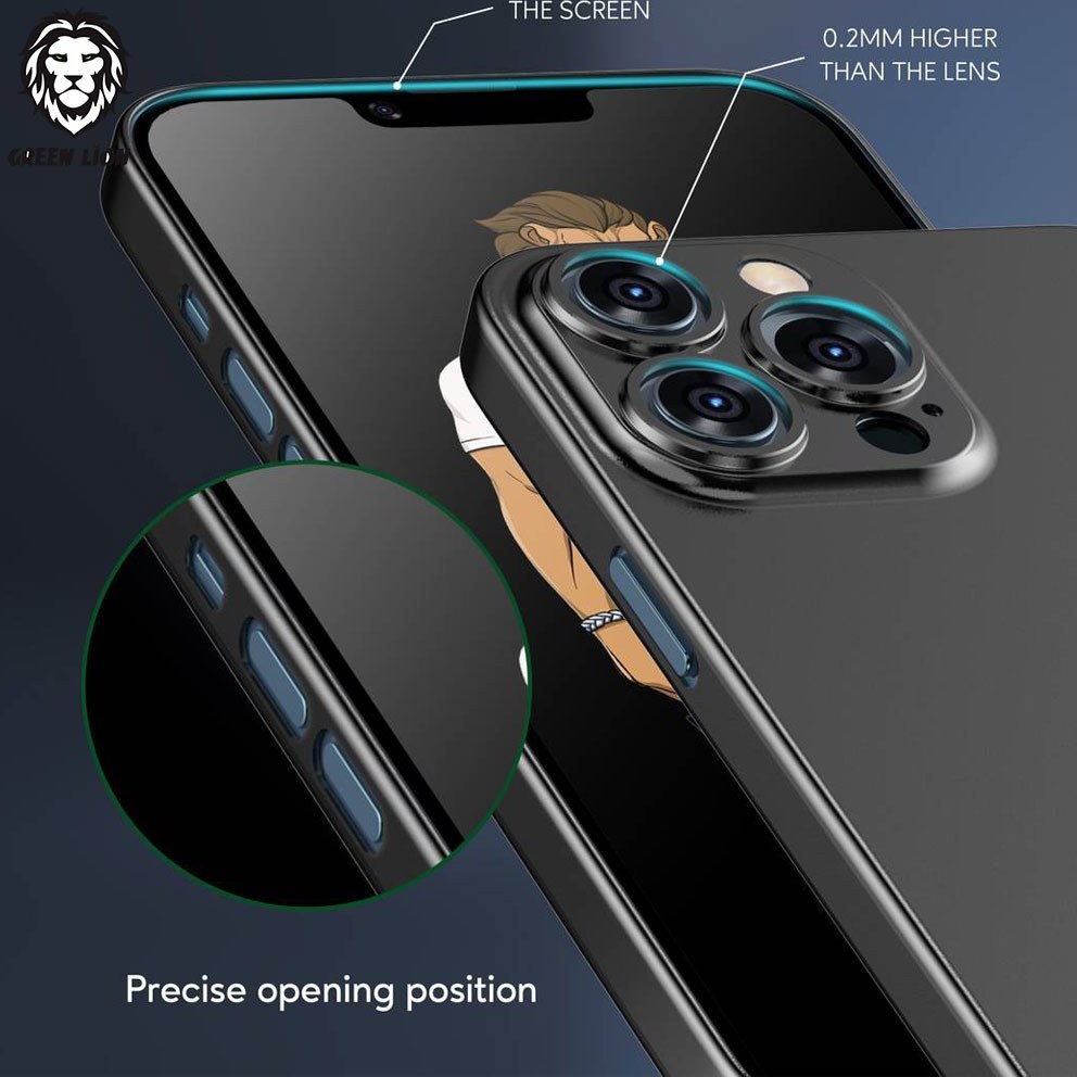 کاور گرین مدل comodo مناسب برای گوشی موبایل اپل Iphone 13 pro رنگ ابی